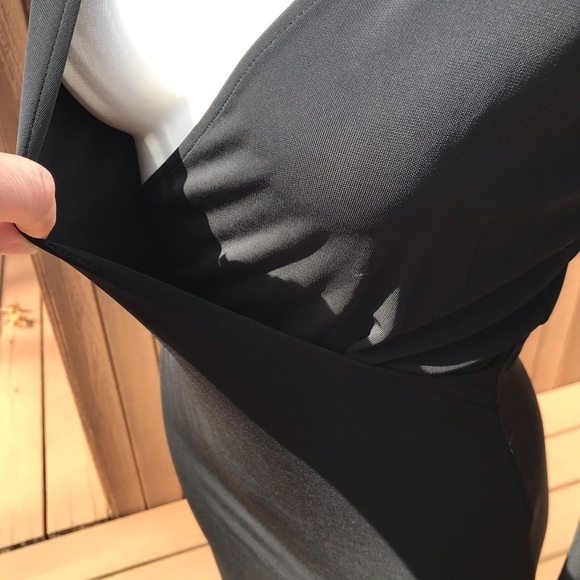 Ralph Lauren Long Sleeve Dress Black Petite Small - Picture 4 of 8